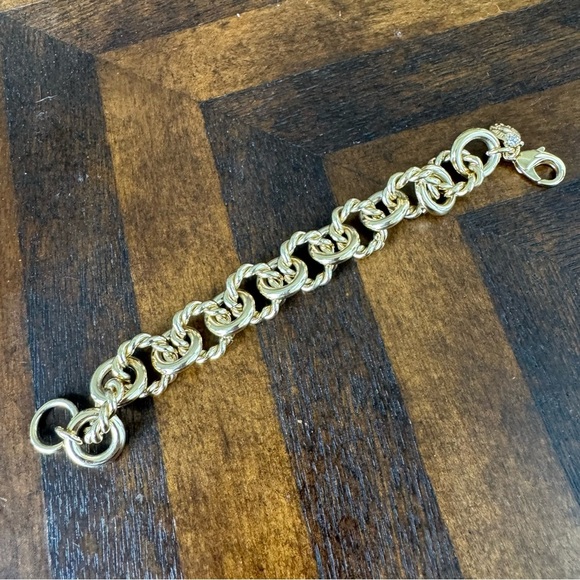 J. Crew Elegant Gold Chain Bracelet - Picture 4 of 5